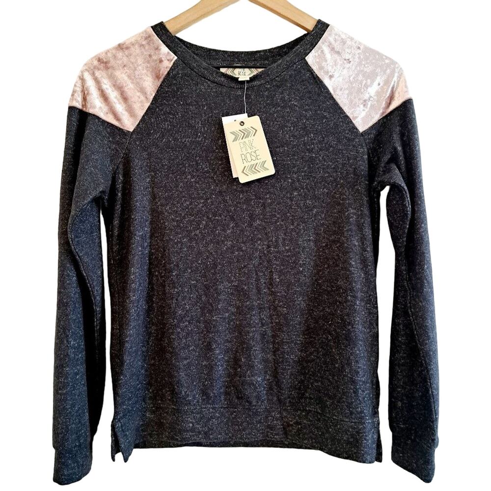 Pink Rose Long Sleeve Lounge Top